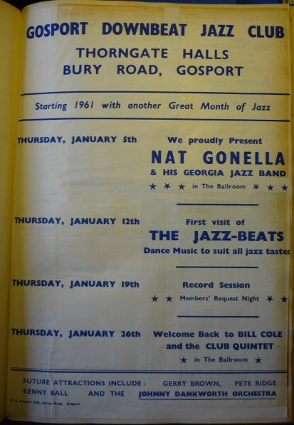 downbeat jan 1961